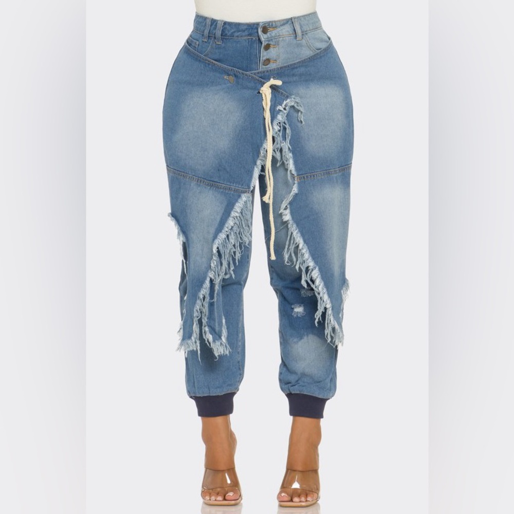 Drama Denim Joggers